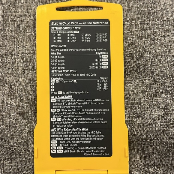 Construction Master ElectriCalc Pro - Picture 3 of 7